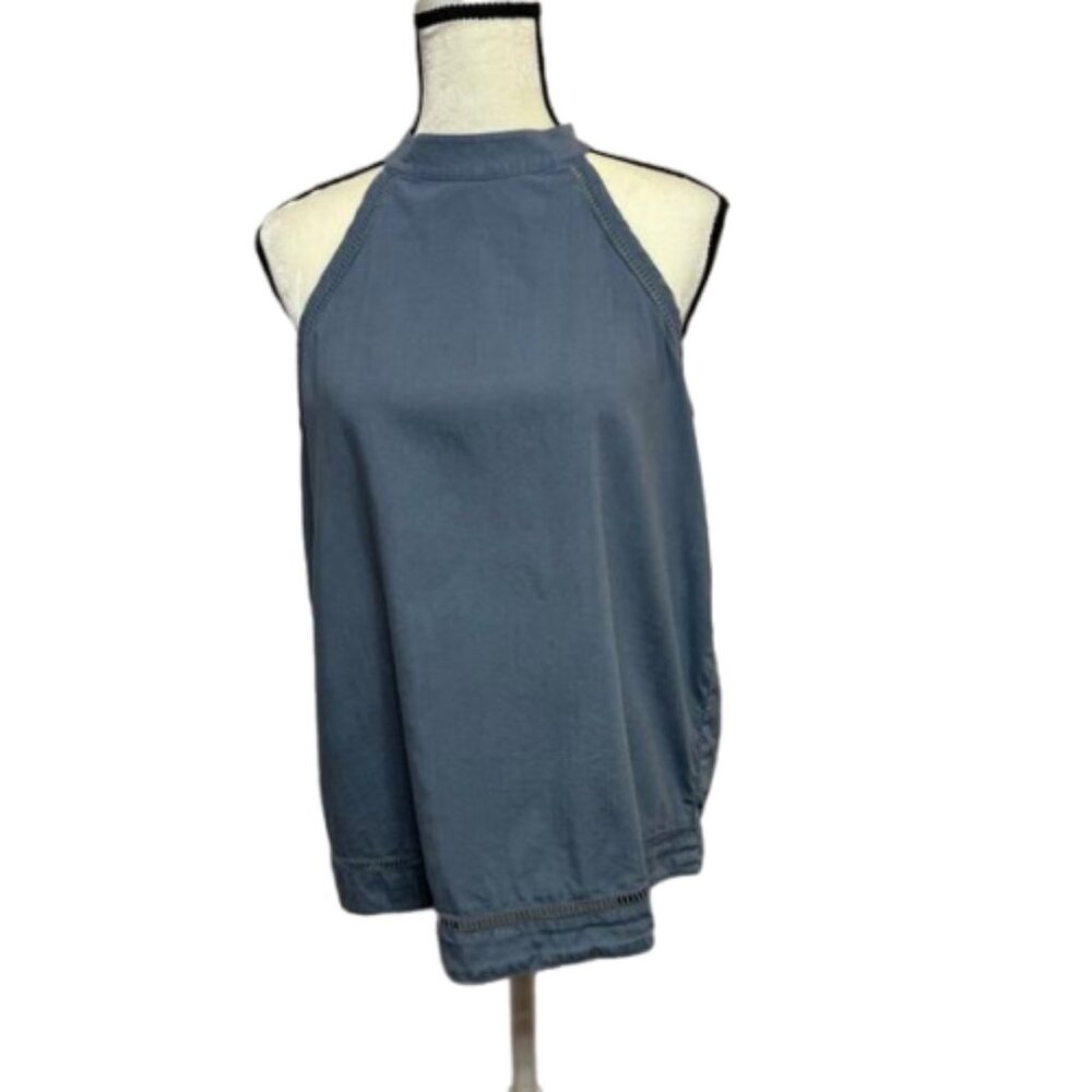 cloth & stone Blue Halter Top